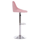 ΣΚΑΜΠΟ ΜΠΑΡ ROSE HM204.42 ΜΕ ΑΜΟΡΤΙΣΕΡ ΧΡΩΜΙΟΥ & ΣΑΠΙΟ ΜΗΛΟ ΒΕΛΟΥΔΟ 48x45x105Υεκ. 2τμχ
