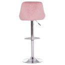 ΣΚΑΜΠΟ ΜΠΑΡ ROSE HM204.42 ΜΕ ΑΜΟΡΤΙΣΕΡ ΧΡΩΜΙΟΥ & ΣΑΠΙΟ ΜΗΛΟ ΒΕΛΟΥΔΟ 48x45x105Υεκ. 2τμχ