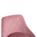 ΣΚΑΜΠΟ ΜΠΑΡ ROSE HM204.42 ΜΕ ΑΜΟΡΤΙΣΕΡ ΧΡΩΜΙΟΥ & ΣΑΠΙΟ ΜΗΛΟ ΒΕΛΟΥΔΟ 48x45x105Υεκ. 2τμχ