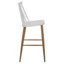 ΣΚΑΜΠΟ ΜΠΑΡ VANESSA HM9300.01 ΛΕΥΚΟ ΜΕΣΑΙΟΥ ΥΨΟΥΣ 43x45x97Υεκ. 2τμχ