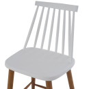 ΣΚΑΜΠΟ ΜΠΑΡ VANESSA HM9300.01 ΛΕΥΚΟ ΜΕΣΑΙΟΥ ΥΨΟΥΣ 43x45x97Υεκ. 2τμχ
