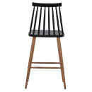 ΣΚΑΜΠΟ ΜΠΑΡ VANESSA ΜΑΥΡΟ ΜΕΣΑΙΟΥ ΥΨΟΥΣ HM9300.02  43x45x97Υεκ. 2τμχ