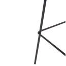 ΣΚΑΜΠΟ ΜΠΑΡ VINCENT HM8579.23 ΚΑΦΕ ΥΦΑΣΜΑ-ΜΑΥΡΟΣ ΜΕΤΑΛΛΙΚΟΣ ΣΚΕΛΕΤΟΣ 47x46x104Υεκ. 4τμχ