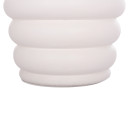 ΣΚΑΜΠΟ PUFFAT HM18172.02 FIBER CEMENT ΛΕΥΚΟ- ΞΥΛΟ TEAK TOP Φ45x46Υεκ.