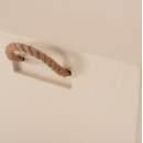 ΣΚΑΜΠΟ ΤΕΤΡΑΓΩΝΟ FIBER CEMENT ΜΕ ΧΕΡΟΥΛΙΑ ZAK HM6581.02 ΣΕ ΜΠΕΖ 36x36x45,5Υεκ