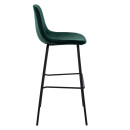 ΣΚΑΜΠΟ VINCENT HM8579.13  ΒΕΛΟΥΔΟ ΚΥΠΑΡΙΣΣΙ ΚΑΙ ΜΕΤΑΛΛΙΚΟ ΣΚΕΛΕΤΟ 56,5x47x106 εκ. 4τμχ