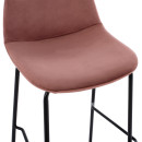 ΣΚΑΜΠΟ VINCENT HM9298.12 ΜΕΣ. ΥΨΟΥΣ ΣΑΠΙΟ ΜΗΛΟ ΒΕΛΟΥΔΟ ΜΕ ΜΕΤΑΛΛΙΚΑ ΠΟΔΙΑ 47x51x96 εκ. 4τμχ