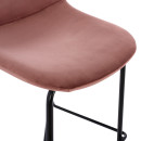 ΣΚΑΜΠΟ VINCENT HM9298.12 ΜΕΣ. ΥΨΟΥΣ ΣΑΠΙΟ ΜΗΛΟ ΒΕΛΟΥΔΟ ΜΕ ΜΕΤΑΛΛΙΚΑ ΠΟΔΙΑ 47x51x96 εκ. 4τμχ