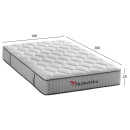 ΣΤΡΩΜΑ ΔΙΠΛΟ HYPNOTTICA HM748.06 POCKET SPRINGS--ΛΕΥΚΟ 160x200x25Υεκ.