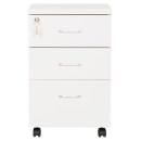 ΣΥΡΤΑΡΙΕΡΑ ΓΡΑΦΕΙΟΥ ΜΕ ΚΛΕΙΔΑΡΙΑ VANCE HM2159 ΛΕΥΚΗ ΜΕΛΑΜΙΝΗ-ΡΟΔΑΚΙΑ 39x40x60Υεκ.