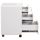 ΣΥΡΤΑΡΙΕΡΑ ΓΡΑΦΕΙΟΥ ΜΕ ΚΛΕΙΔΑΡΙΑ VANCE HM2159 ΛΕΥΚΗ ΜΕΛΑΜΙΝΗ-ΡΟΔΑΚΙΑ 39x40x60Υεκ.