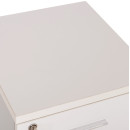 ΣΥΡΤΑΡΙΕΡΑ ΓΡΑΦΕΙΟΥ ΜΕ ΚΛΕΙΔΑΡΙΑ VANCE HM2159 ΛΕΥΚΗ ΜΕΛΑΜΙΝΗ-ΡΟΔΑΚΙΑ 39x40x60Υεκ.