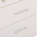 ΣΥΡΤΑΡΙΕΡΑ ΓΡΑΦΕΙΟΥ ΜΕ ΚΛΕΙΔΑΡΙΑ VANCE HM2159 ΛΕΥΚΗ ΜΕΛΑΜΙΝΗ-ΡΟΔΑΚΙΑ 39x40x60Υεκ.