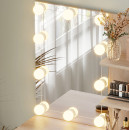 ΤΟΥΑΛΕΤΑ ΜΕ ΦΩΤΙΣΜΟ LED & ΡΑΦΙΑ LAURYN HM2501.01 ΜΕΛΑΜΙΝΗ ΣΕ SONAMA 75x40x134.5Υεκ