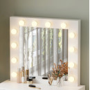 ΤΟΥΑΛΕΤΑ ΜΕ ΦΩΤΙΣΜΟ LED & ΣΥΡΤΑΡΙΑ BEYON HM2500.03 ΜΕΛΑΜΙΝΗ ΣΕ ΛΕΥΚΟ 80x40x140Υεκ.