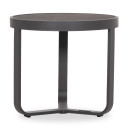 ΤΡΑΠΕΖΑΚΙ ΑΛΟΥΜΙΝΙΟΥ DEVIOUS SM6440.01 ΑΝΘΡΑΚΙ--ΓΚΡΙ SINTERED STONE TOP Φ45x41Υεκ.