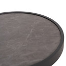 ΤΡΑΠΕΖΑΚΙ ΑΛΟΥΜΙΝΙΟΥ DEVIOUS SM6440.01 ΑΝΘΡΑΚΙ--ΓΚΡΙ SINTERED STONE TOP Φ45x41Υεκ.