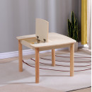 ΤΡΑΠΕΖΑΚΙ ΠΑΙΔΙΚΟ ΜΕ ΑΠΟΘ.ΧΩΡΟΥΣ RICKI HM18339.01 MDF & ΣΥΜΗΔΑ ΣΕ ΦΥΣΙΚΟ 65x65x47Υεκ