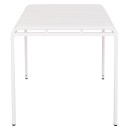 ΤΡΑΠΕΖΙ ΑΛΟΥΜΙΝΙΟΥ RACHEL HM6339.02 ΛΕΥΚΟ 150x80x75Υεκ.