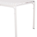 ΤΡΑΠΕΖΙ ΑΛΟΥΜΙΝΙΟΥ RACHEL HM6339.02 ΛΕΥΚΟ 150x80x75Υεκ.