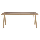 ΤΡΑΠΕΖΙ ΑΛΟΥΜΙΝΙΟΥ TABER HM5131.04 ΚΑΠΟΥΤΣΙΝΟ ΜΕ POLYWOOD TOP 200x100x75Υεκ