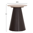 ΤΡΑΠΕΖΙ ΒΟΗΘΗΤΙΚΟ CATER HM18322 ΚΕΡΑΜΙΚΟ TOP ΟΨΗ ΤΡΑΒΕΡΤΙΝΑΣ-MDF ΒΑΣΗ Φ45x56Υεκ