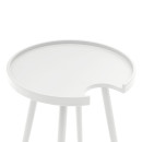 ΤΡΑΠΕΖΙ ΒΟΗΘΗΤΙΚΟ ΣΤΡΟΓΓΥΛΟ ΕΞ.ΧΩΡΟΥ TEROC HM6433.02 ΑΛΟΥΜΙΝΙΟ ΛΕΥΚΟ Φ47x53Υεκ