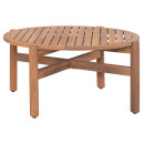 ΤΡΑΠΕΖΙ ΧΑΜΗΛΟ ΕΞ.ΧΩΡΟΥ ΣΤΡΟΓΓΥΛΟ SANJI HM6228 ΞΥΛΟ ΑΚΑΚΙΑΣ ΣΕ ΦΥΣΙΚΟ Φ86x41,5Υεκ.