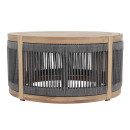 ΤΡΑΠΕΖΙ ΜΕΣΗΣ ΕΞ.ΧΩΡΟΥ ΣΤΡΟΓΓΥΛΟ MORMONT HM6262.02 ΞΥΛΟ ΑΚΑΚΙΑΣ-ΣΧΟΙΝΙ ΓΚΡΙ Φ60x40Υ