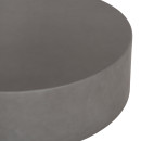 ΤΡΑΠΕΖΙ ΜΕΣΗΣ ΣΤΡΟΓΓΥΛΟ KYOKO HM6579.01 ΓΚΡΙ FIBER CEMENT Φ90x30Υεκ.
