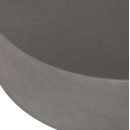ΤΡΑΠΕΖΙ ΜΕΣΗΣ ΣΤΡΟΓΓΥΛΟ KYOKO HM6579.01 ΓΚΡΙ FIBER CEMENT Φ90x30Υεκ.
