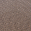ΤΡΑΠΕΖΙ ΜΕΤΑΛΛΙΚΟ MILITARY RATTAN ΜΠΕΖ ΚΑΦΕ HM5141.32 120x70x75Υ εκ.