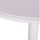ΤΡΑΠΕΖΙ ΜΠΑΡ ΣΤΡΟΓΓΥΛΟ TERRIN HM6126.11 ΠΟΛΥΠΡΟΠΥΛΕΝΙΟ ΛΕΥΚΟ Φ60x106Υεκ.