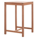 ΤΡΑΠΕΖΙ ΜΠΑΡ ΤΕΤΡΑΓΩΝΟ PRESSCOT HM18113 ΞΥΛΟ TEAK ΣΕ ΦΥΣΙΚΟ 70x70x105Υεκ.