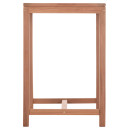 ΤΡΑΠΕΖΙ ΜΠΑΡ ΤΕΤΡΑΓΩΝΟ PRESSCOT HM18113 ΞΥΛΟ TEAK ΣΕ ΦΥΣΙΚΟ 70x70x105Υεκ.