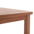 ΤΡΑΠΕΖΙ ΟΡΘΟΓΩΝΙΟ PRESSCOT HM18123 ΞΥΛΟ TEAK--ΦΥΣΙΚΟ 140x80x76Υεκ.