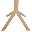 ΤΡΑΠΕΖΙ ΠΟΛΥΠΡΟΠΥΛΕΝΙΟΥ ΣΤΡΟΓΓΥΛΟ TERRIN HM6124.14 ΚΑΠΟΥΤΣΙΝΟ Φ61x77Υεκ.