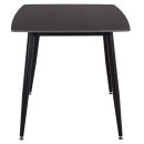 ΤΡΑΠΕΖΙ RAVEN HM18149.02 ΚΕΡΑΜΙΚΟ TOP ΜΕ ΟΨΗ ΜΑΥΡΟ ΜΑΡΜΑΡΟ 140x80x74Υεκ.