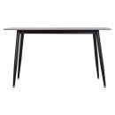 ΤΡΑΠΕΖΙ RAVEN HM18149.13 ΚΕΡΑΜΙΚΟ TOP ΜΕ ΟΨΗ ΓΚΡΙ ΜΑΡΜΑΡΟ 140x80x74Υεκ.