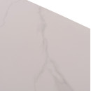ΤΡΑΠΕΖΙ RAVEN HM18150.01 ΚΕΡΑΜΙΚΟ TOP ΜΕ ΟΨΗ ΛΕΥΚΟ ΜΑΡΜΑΡΟ 160x80x74Υεκ.
