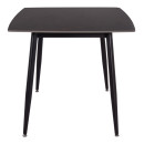 ΤΡΑΠΕΖΙ RAVEN HM18150.02 ΚΕΡΑΜΙΚΟ TOP ΜΕ ΟΨΗ ΜΑΥΡΟ ΜΑΡΜΑΡΟ 160x80x74Υεκ.