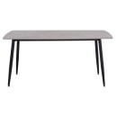 ΤΡΑΠΕΖΙ RAVEN HM18150.13 ΚΕΡΑΜΙΚΟ TOP ΜΕ ΟΨΗ ΓΚΡΙ ΜΑΡΜΑΡΟ 160x80x74Υεκ.