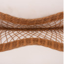 ΤΡΑΠΕΖΙ ΣΑΛΟΝΙΟΥ ANNA HM18157.02 FIBER CEMENT ΛΕΥΚΟ-ΦΥΣΙΚΟ RATTAN--Φ92x44.5Υεκ