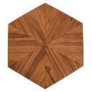 ΤΡΑΠΕΖΙ ΣΑΛΟΝΙΟΥ HEXAGON HM9790 ΞΥΛΟ ΤΕΑΚ ΣΕ ΦΥΣΙΚΟ--B'ΔΙΑΛΟΓΗΣ 114x99x34Yεκ.