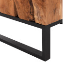 ΤΡΑΠΕΖΙ ΣΑΛΟΝΙΟΥ PIEN HM9354 ΑΠΟ ΜΑΣΙΦ ΞΥΛΟ ΤEAK ΦΥΣΙΚΟ 80X80X48Yεκ.