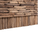 ΤΡΑΠΕΖΙ ΣΑΛΟΝΙΟΥ ΟΡΘΟΓΩΝΙΟ SPARROW HM18366 DRIFTWOOD--ΓΥΑΛΙ 105x45x47Υεκ.