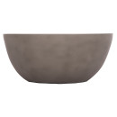 ΤΡΑΠΕΖΙ ΣΑΛΟΝΙΟΥ ΣΤΡΟΓΓΥΛΟ ALLAN HM18162.03 FIBER CEMENT ΣΕ ΓΚΡΙ--Φ92x49Υεκ.
