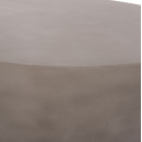ΤΡΑΠΕΖΙ ΣΑΛΟΝΙΟΥ ΣΤΡΟΓΓΥΛΟ ALLAN HM18162.03 FIBER CEMENT ΣΕ ΓΚΡΙ--Φ92x49Υεκ.