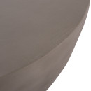 ΤΡΑΠΕΖΙ ΣΑΛΟΝΙΟΥ ΣΤΡΟΓΓΥΛΟ ALLAN HM18162.03 FIBER CEMENT ΣΕ ΓΚΡΙ--Φ92x49Υεκ.