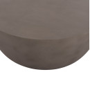 ΤΡΑΠΕΖΙ ΣΑΛΟΝΙΟΥ ΣΤΡΟΓΓΥΛΟ ALLAN HM18162.03 FIBER CEMENT ΣΕ ΓΚΡΙ--Φ92x49Υεκ.